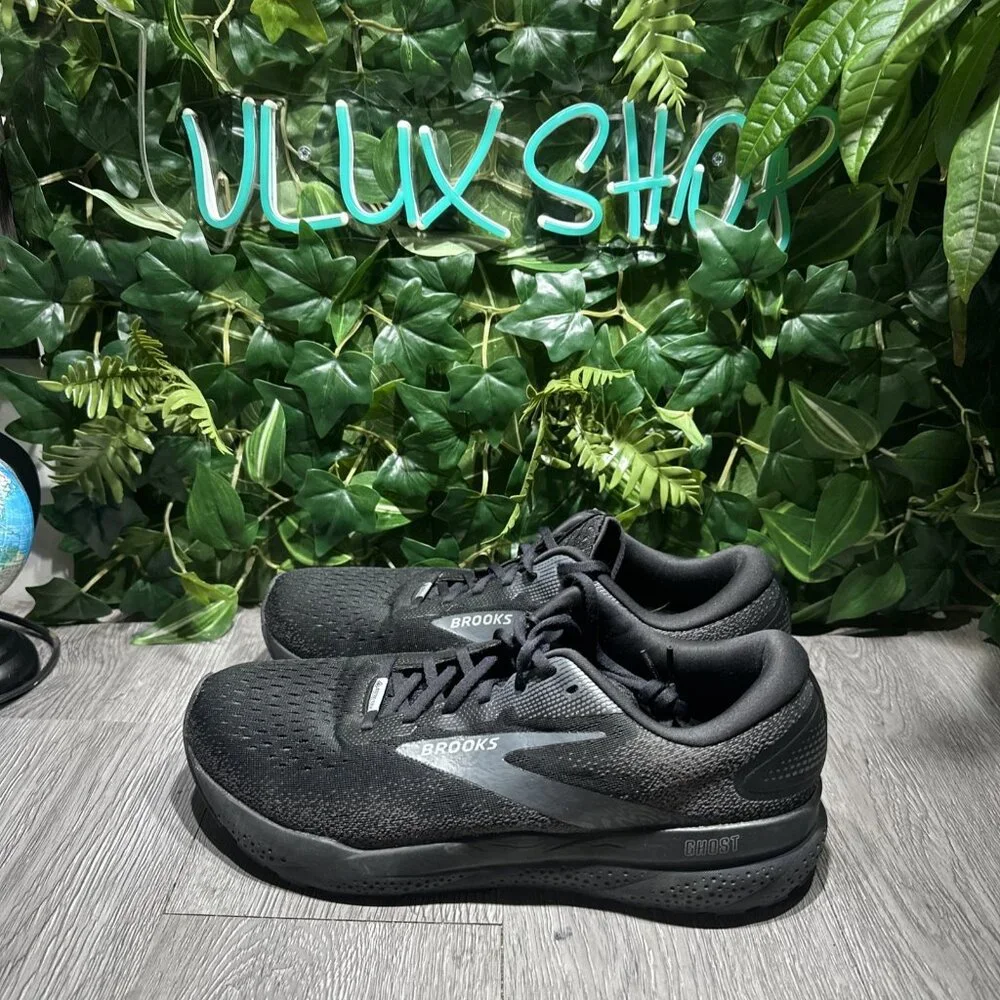 Brooks Ghost 16 GTX Men's Size 12.5 D (Medium) Running Shoes Black Ebony